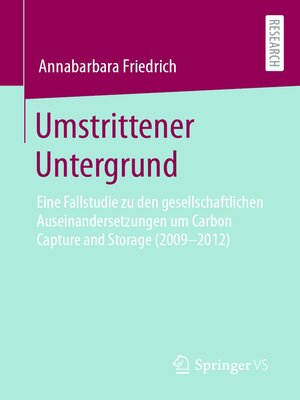 cover image of Umstrittener Untergrund